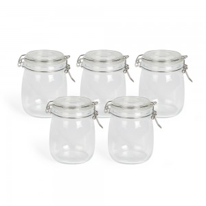 Set of 5 batch cooking jars