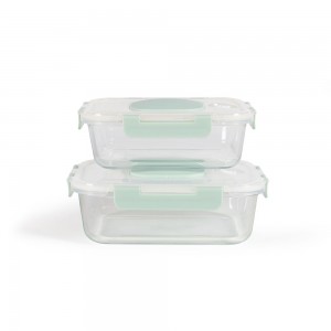 Set of 2 vacuum containers
