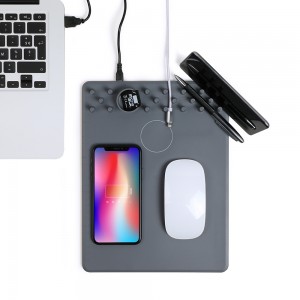 Mouse pad wireless charger