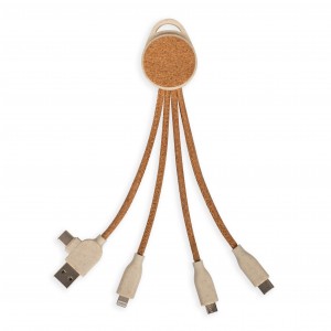 Multi-port charging cable