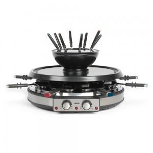 Raclette grill and fondue set